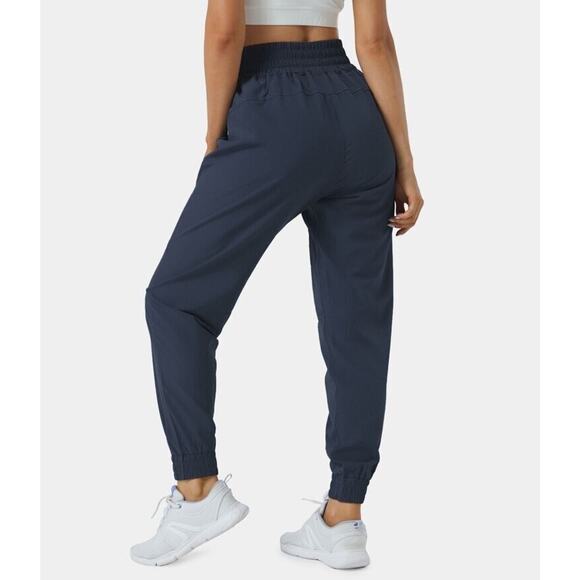 HALARA Navy High-Waist Track Joggers - Picture 2 of 13